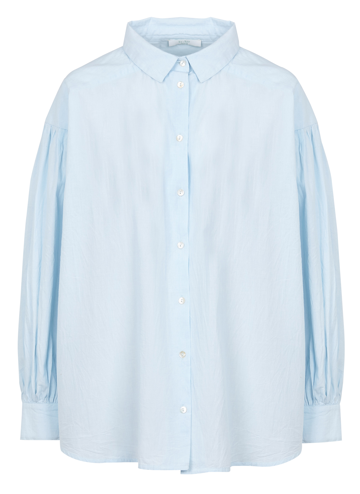 SARAH - Chemise col classique en coton | Bleu