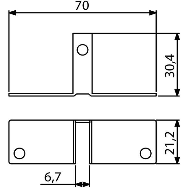 Adam Hall 4272 Mount for Dividing Walls