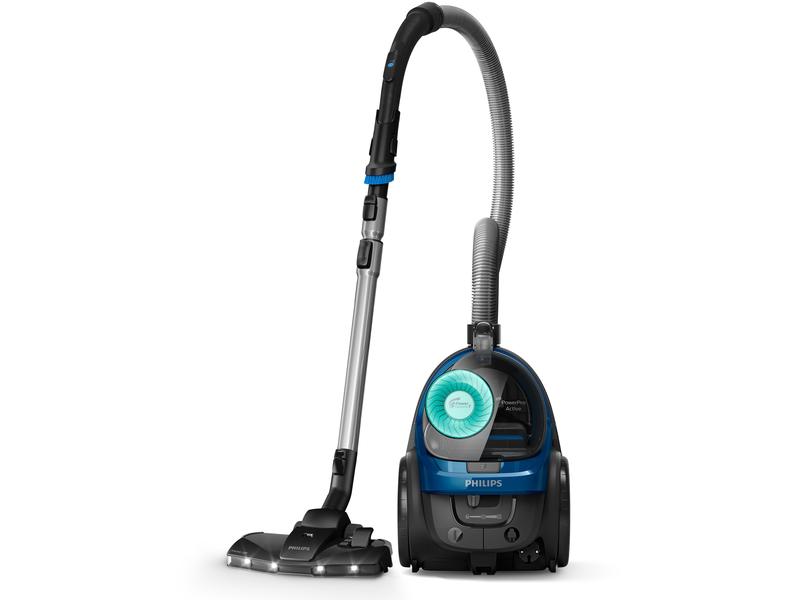 Philips Bodenstaubsauger PowerCyclone 7 Blau/Schwarz Beutelloser Staubsauger