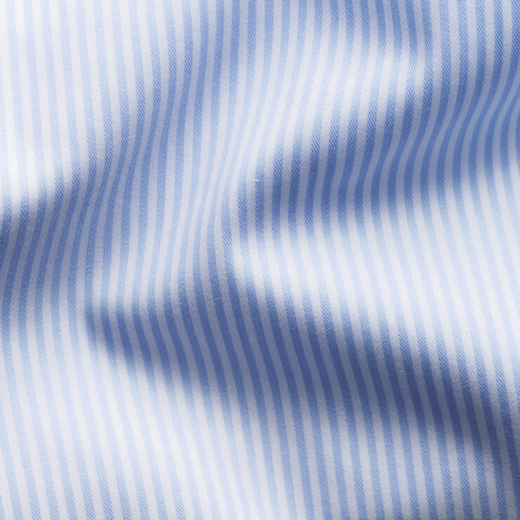 ETON Contemporary Fit Light Blue Twill Shirt Lyseblå