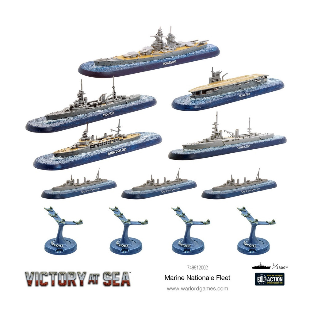 Victory at Sea - French Navy Starter Fleet