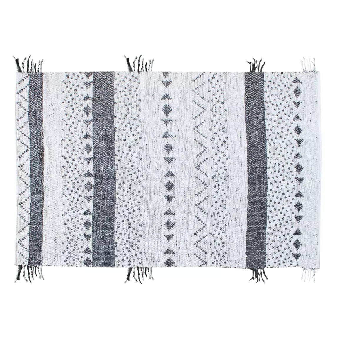 Tapis tissé main (180 cm) Callista Blanc