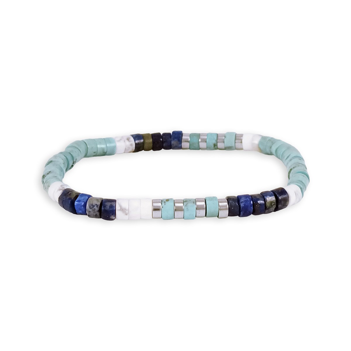 Bracelet en pierres naturelles reconstituées
