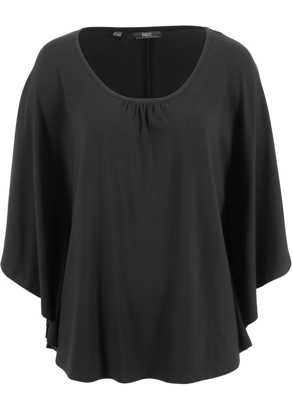 T-shirt à manches chauve-souris et col rond