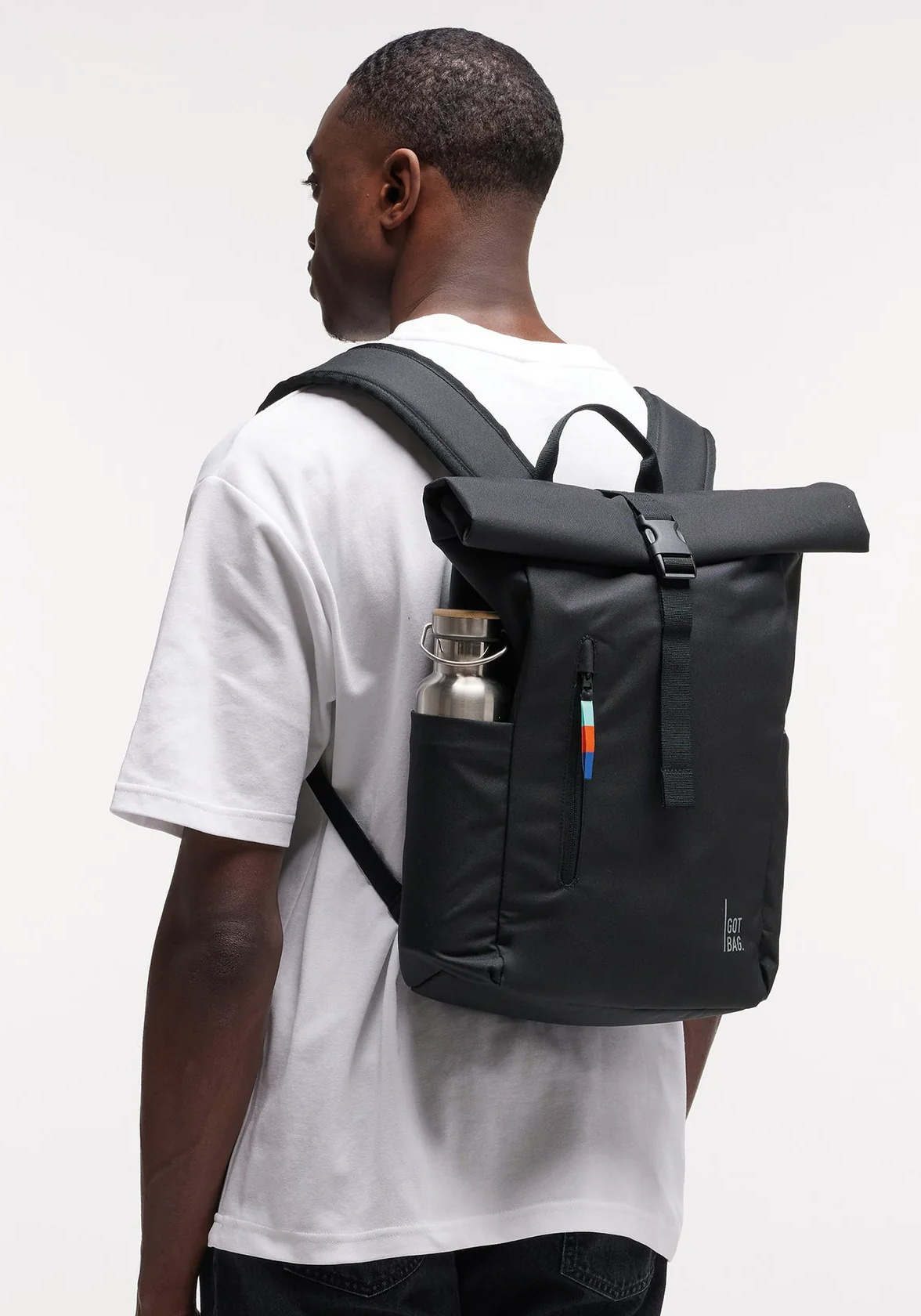 Got Bag Rucksack Rolltop Easy Small Black