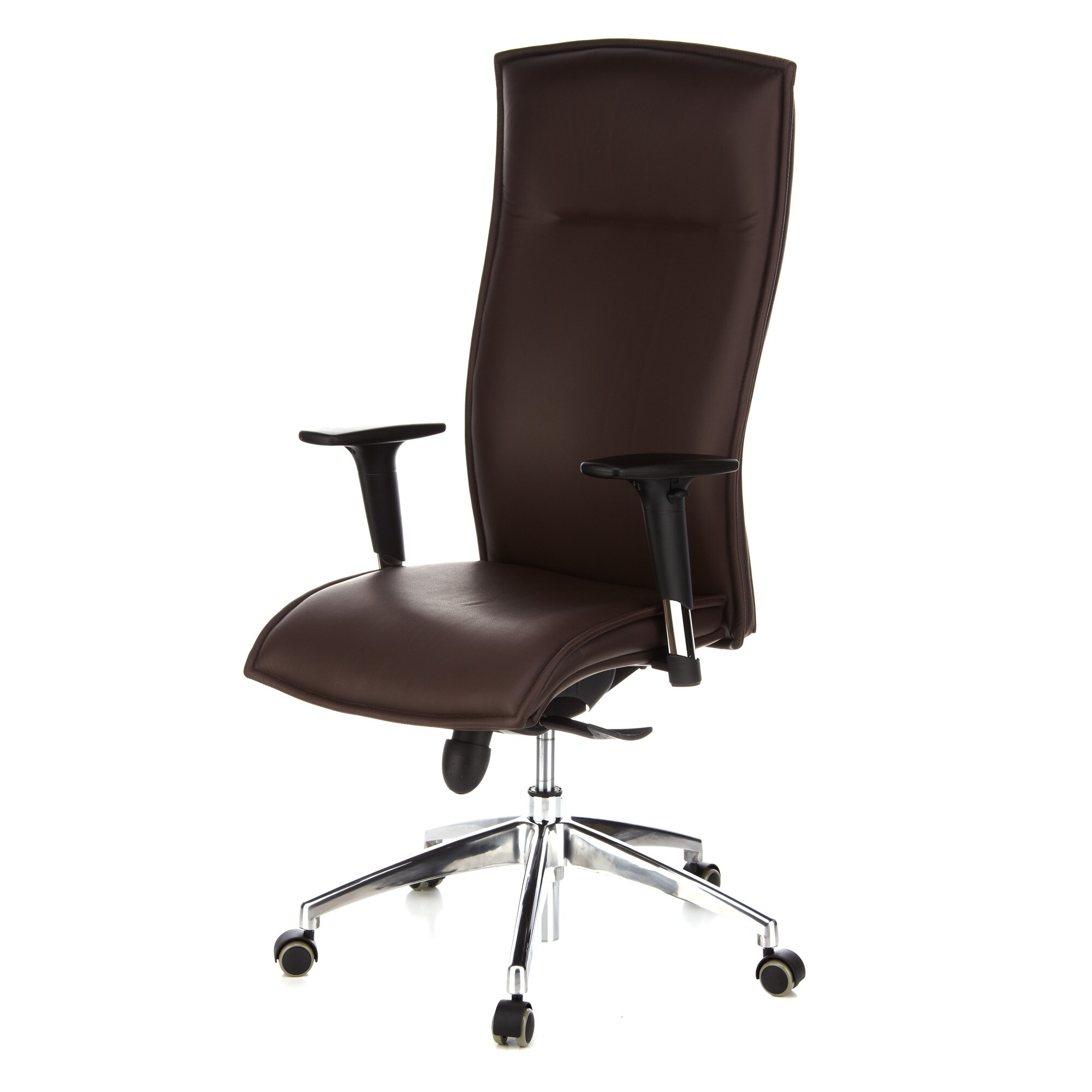 Luxus Chefsessel MURANO 20 Leder mit Armlehnen (höhenverstellbar) hjh OFFICE