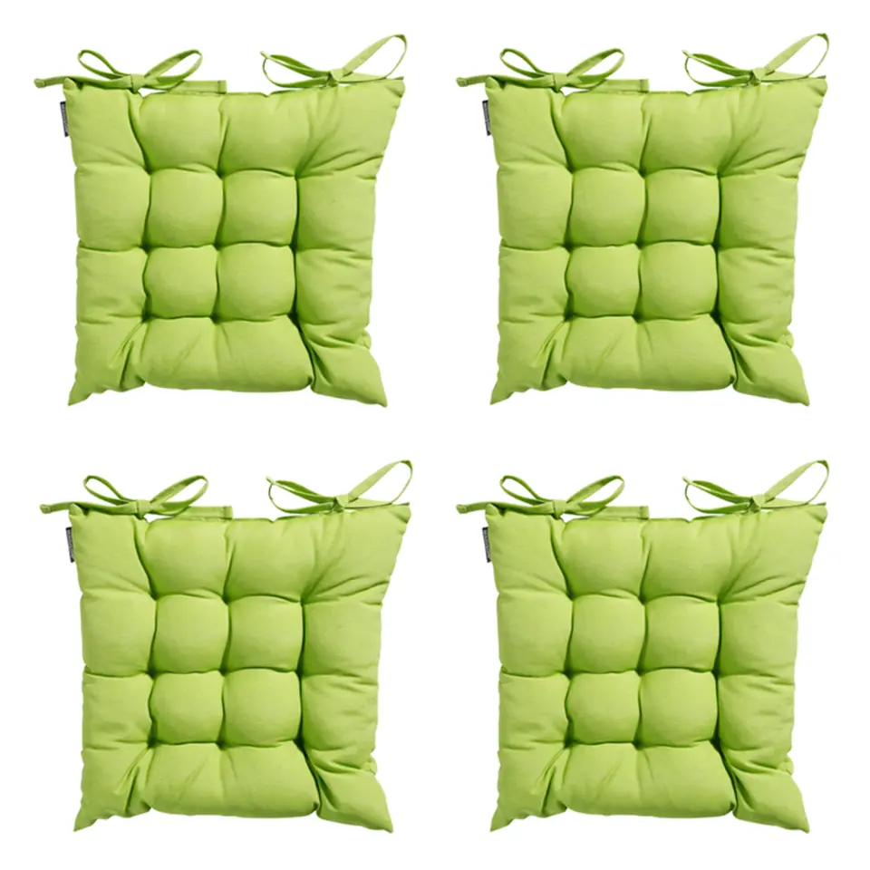 Madison - Zitkussen Toscane Panama lime - Ca. 46x46 cm - Set van 4