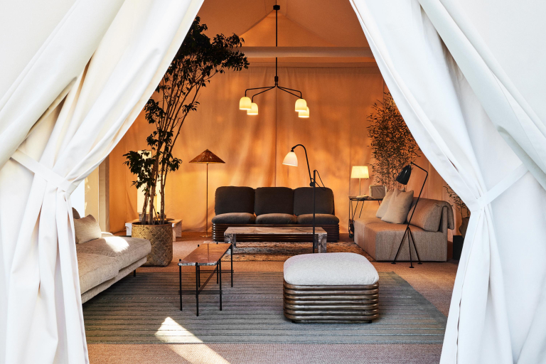 Gubi 9205 tafellamp bamboe