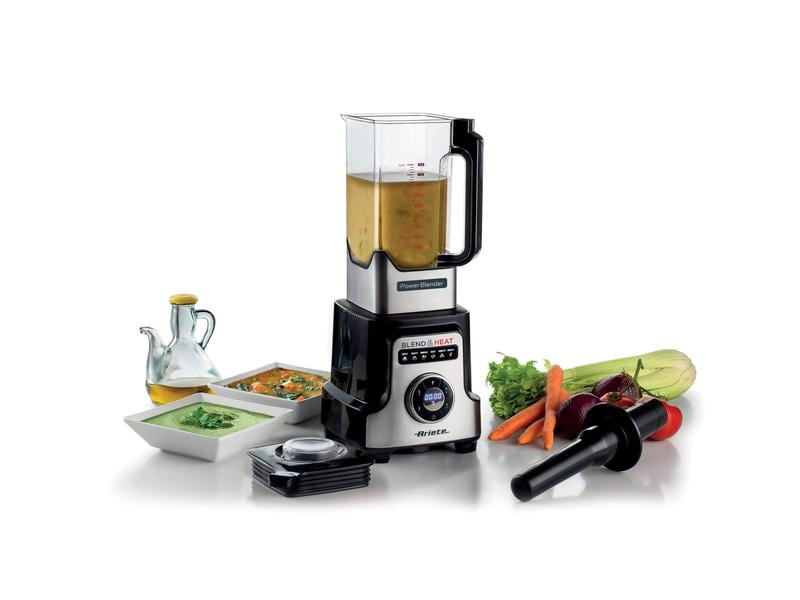 Ariete Standmixer Power Blender Schwarz/Silber Multifunktionaler Blender