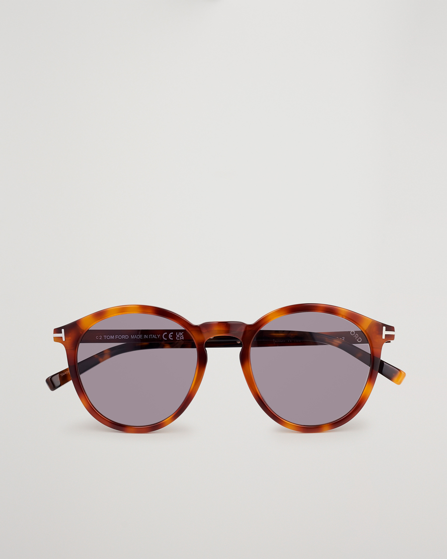 Tom Ford Elton Sunglasses Blonde Havana/Smoke