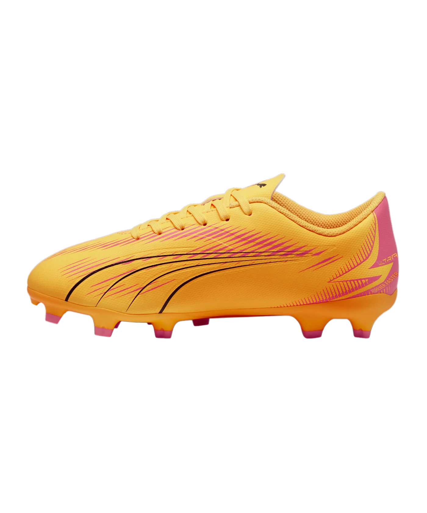 PUMA ULTRA Play FG/AG Jr Kids The Forever Faster Orange Schwarz F03