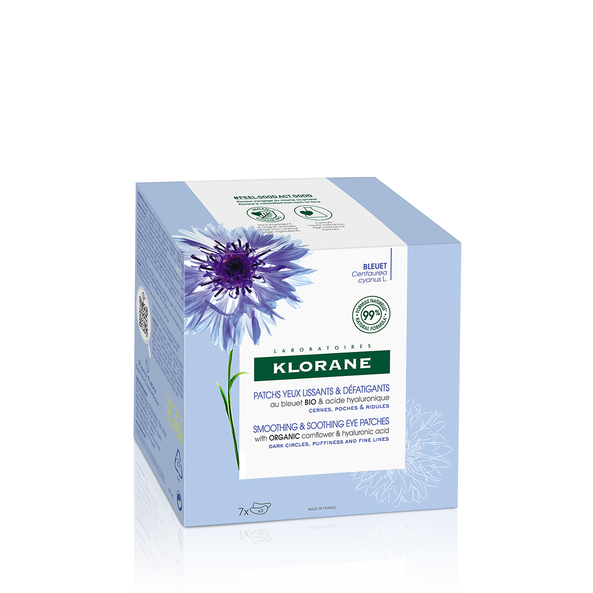 Klorane Bleuet Pad Augenregion<br>7 × 2 Stück