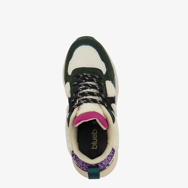 Blue Box meisjes dad sneakers met teddy details
