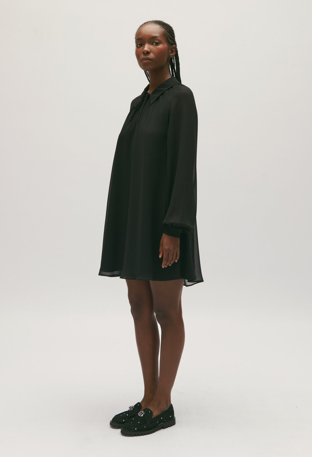 Robe courte fluide