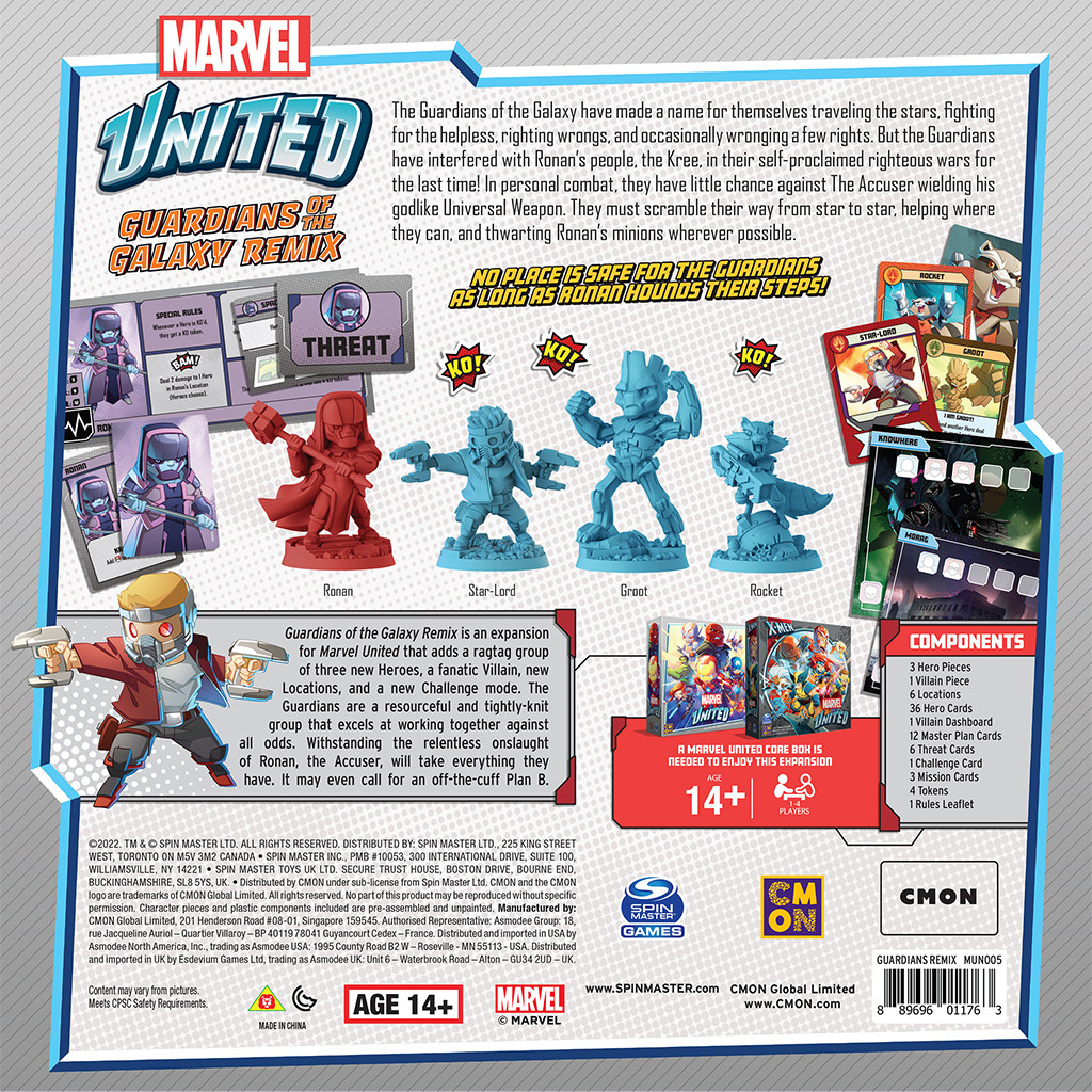 Marvel United : Guardians of the Galaxy Remix