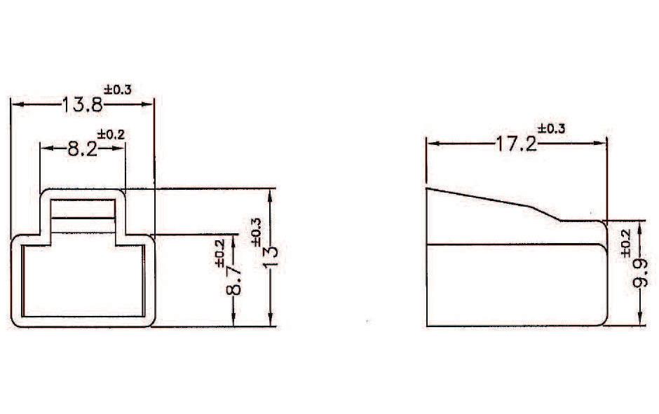 Blindstecker/Staubschutz RJ45 10 StückStaubschutz für RJ11-Stecker