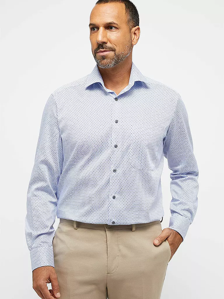 ETERNA Hemd Comfort Fit blau