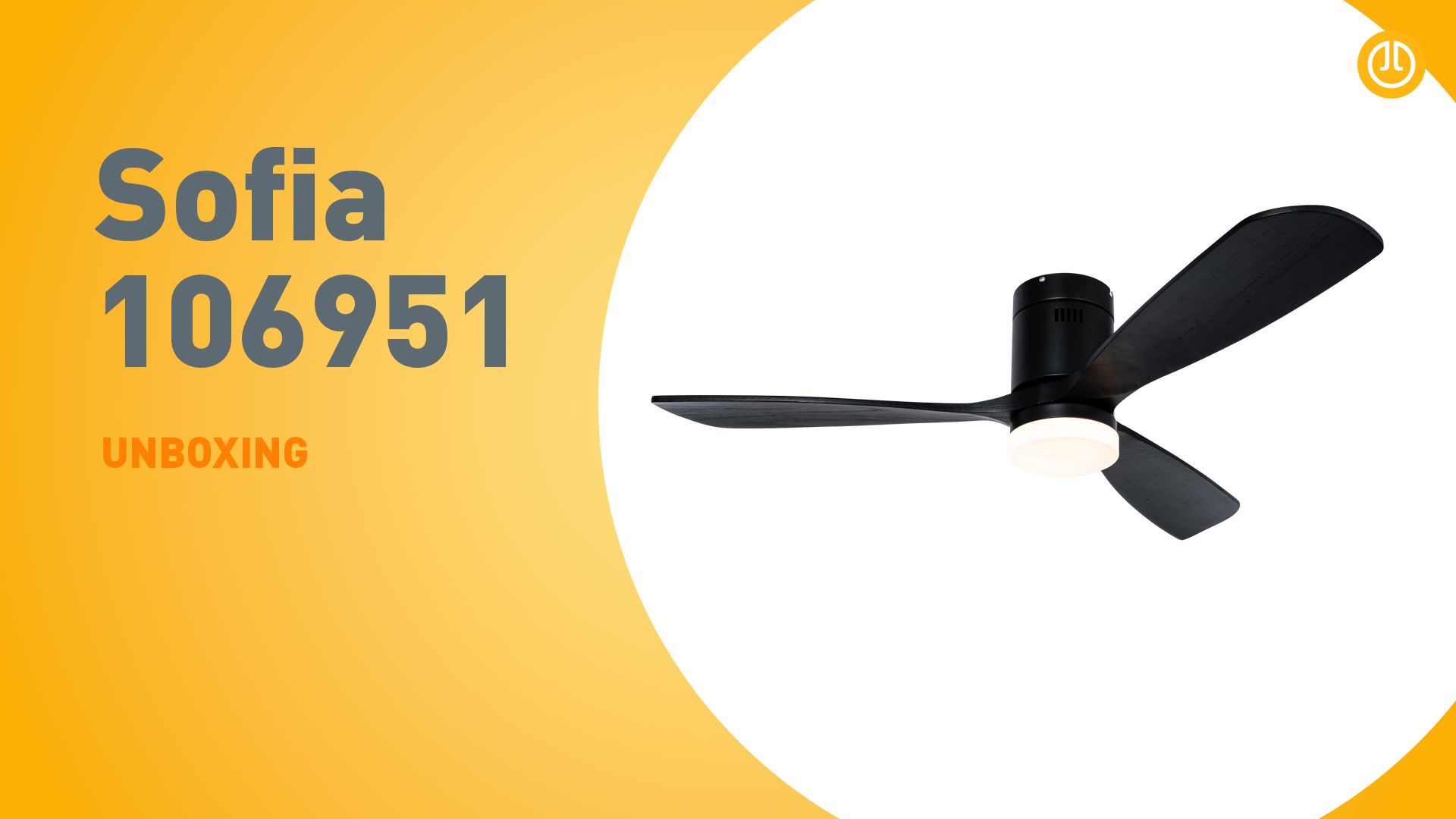 Smart plafondventilator zwart 132cm incl. LED dimbaar met afstandsbediening - Sofia
