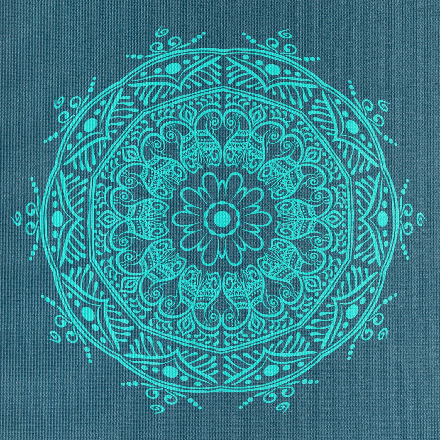 bodhi Yogamatte LEELA Collection  petrol/türkis