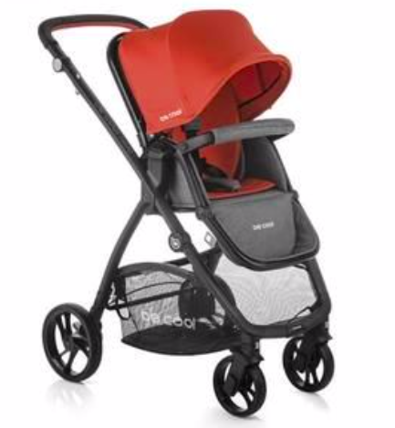 POUSSETTE SLIDE BePOPPY - Rouge