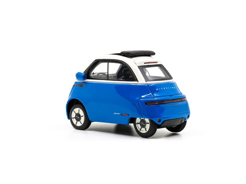 ACE PKW Microlino Dolce 1:43 Detailgetreues Modell in Zürichblau