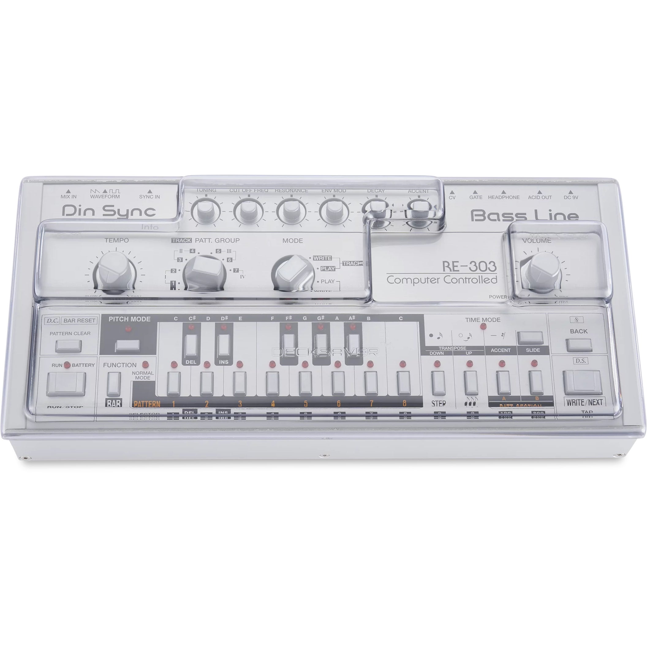 Decksaver Din Sync RE-303 | RE-606 stofkap