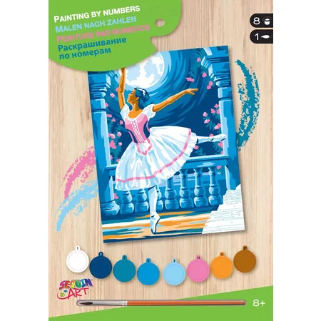 Mammut Malen nach Zahlen Junior - Ballerina, Komplettset