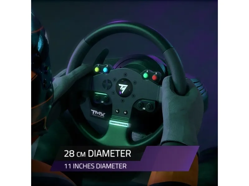 Thrustmaster TMX Force Feedback - Rat og pedalsæt - kabling - for PC, Microsoft Xbox One
