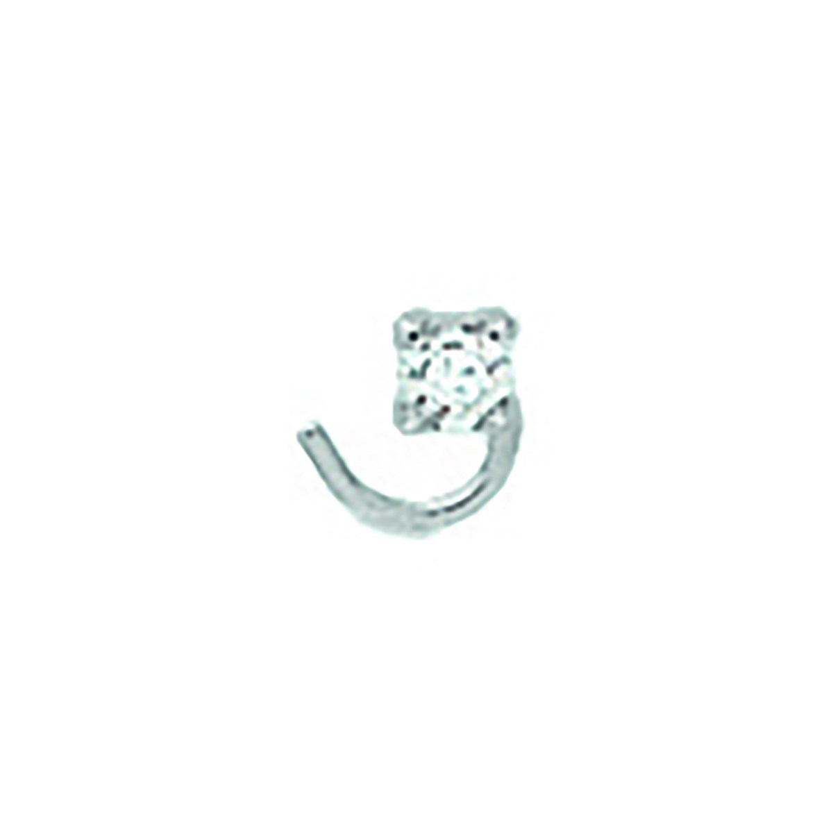 Bijou de nez Brillaxis or blanc diamant