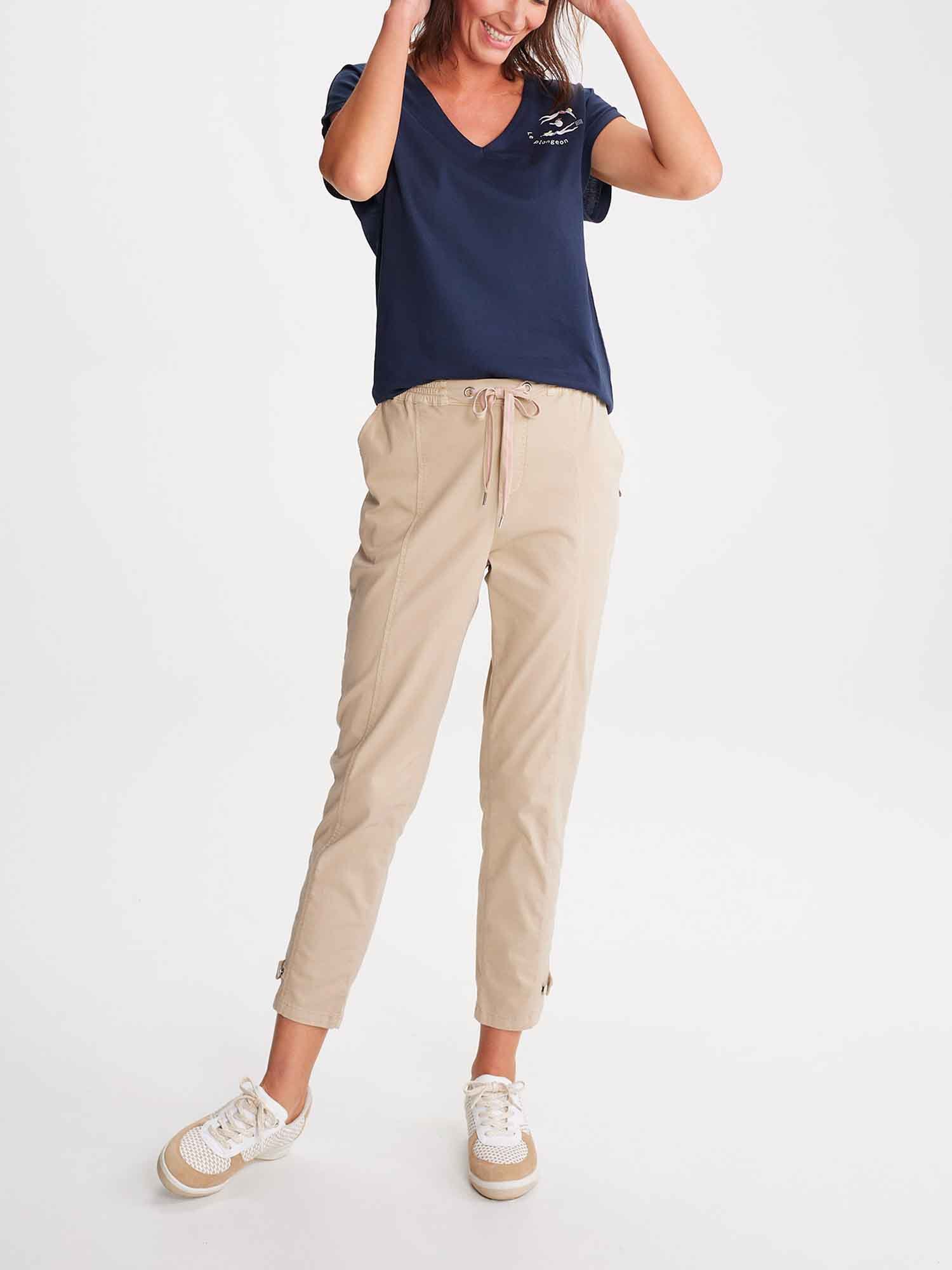 Tee Shirt Femme Manches Courtes Marine
