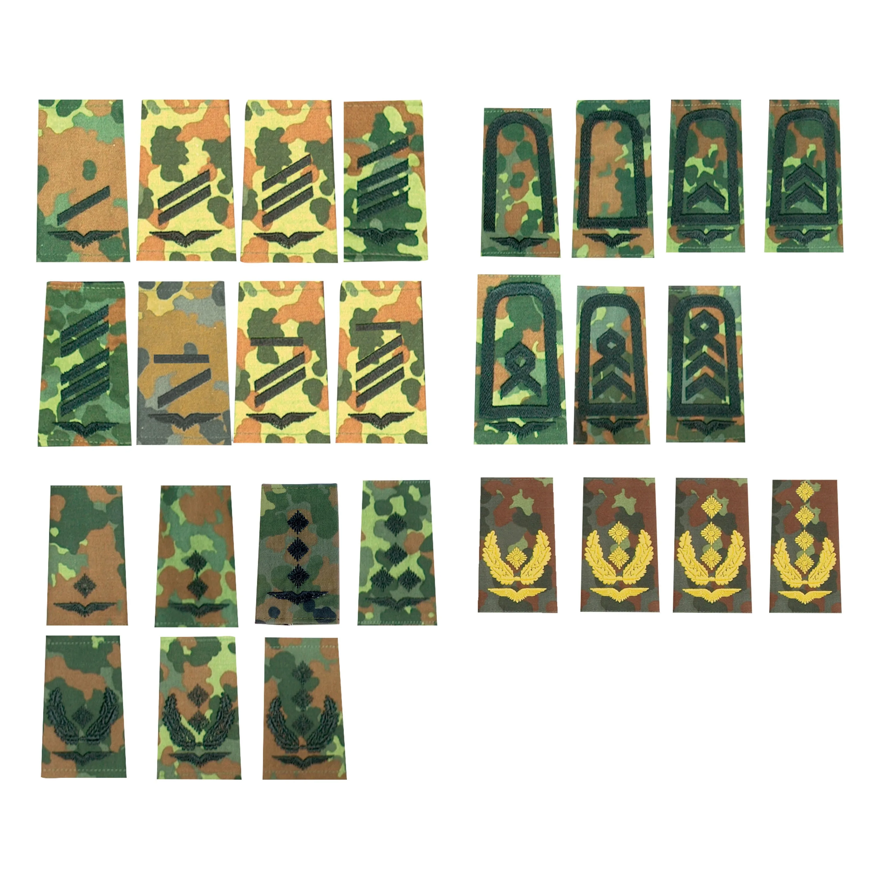 Diverse -  BW Rangabzeichen Luftwaffe Flecktarn