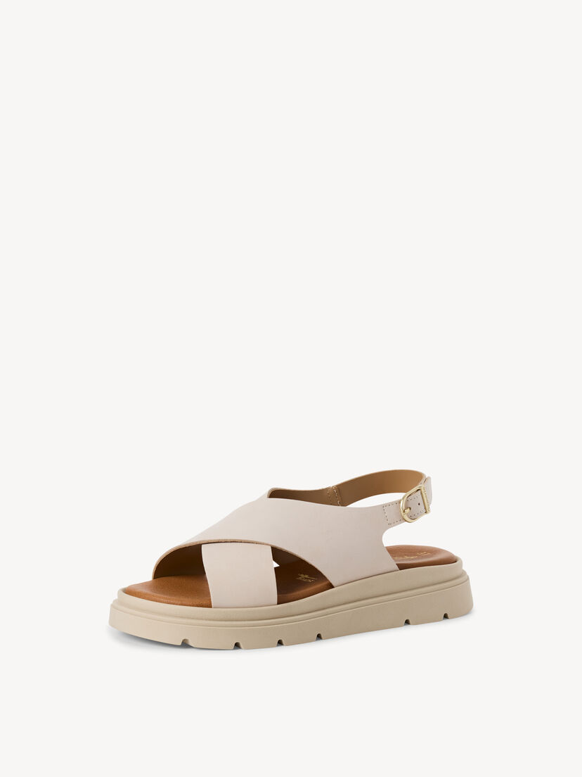 Leren Sandaaltje - beige