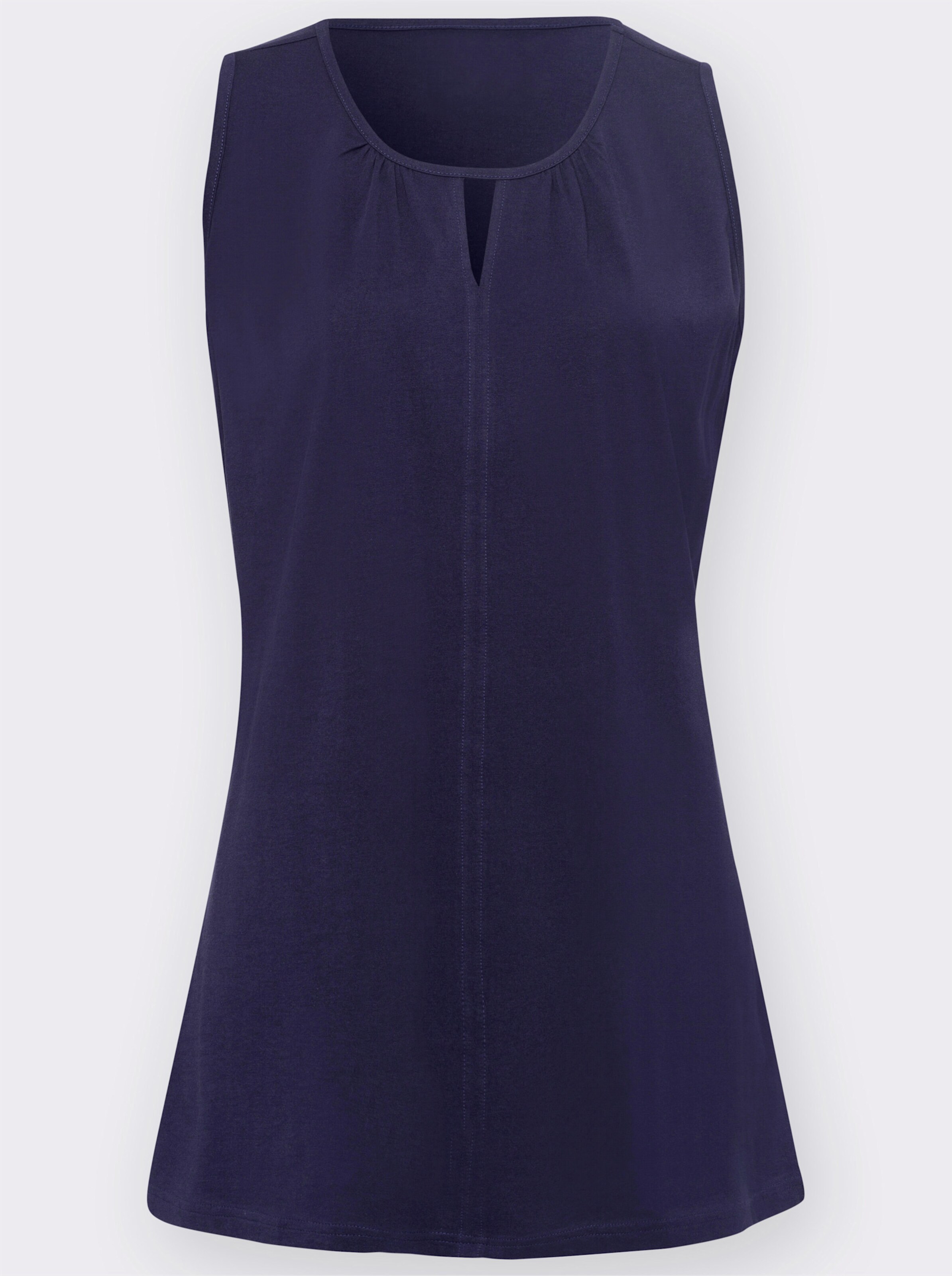 Shirttop mit dezenter Raffung, in A-Form