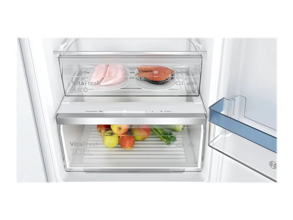 Bosch Serie | 4 KIN86VSE0 - Køleskab/fryser - bund-fryser - til indbygning - niche - bredde: 56 cm - dybde: 55 cm - højde: 177.5 cm - 260 liter - Klasse E