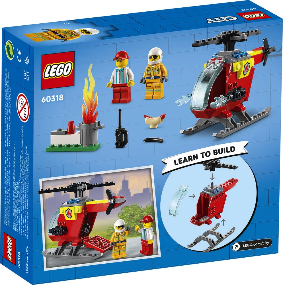 LEGO®CITY 60318 - L'HELICOPTERE DES POMPIERS