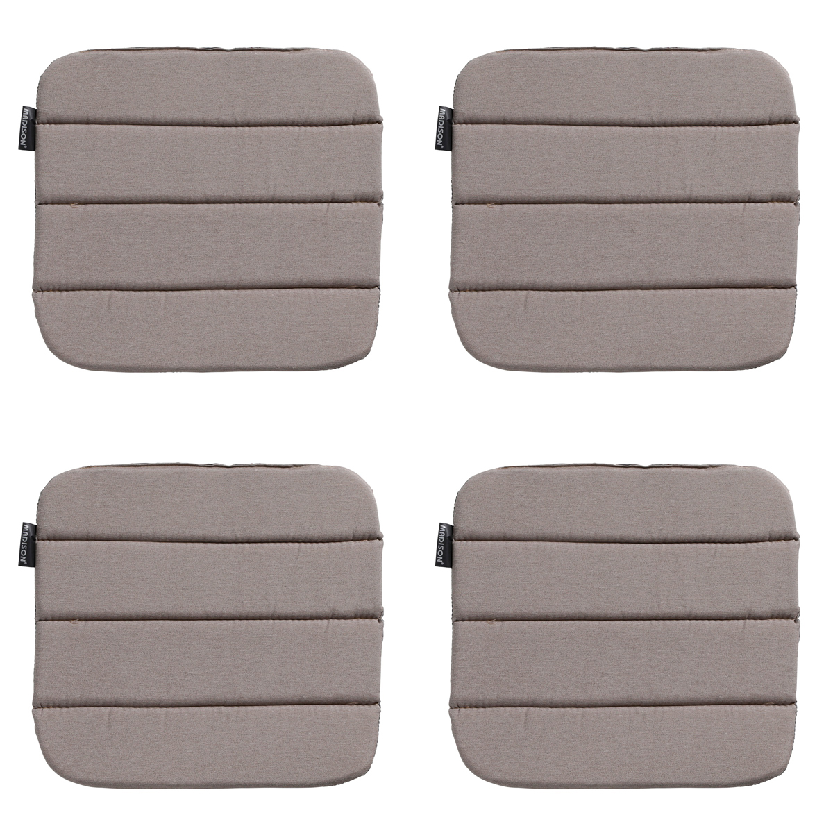 Madison Panama taupe Zitkussen - Set van 4