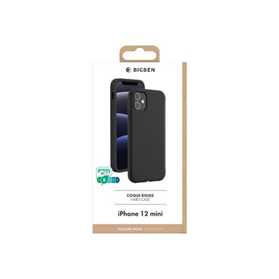 Bigben - Coque de protection pour iPhone 12 mini - noir