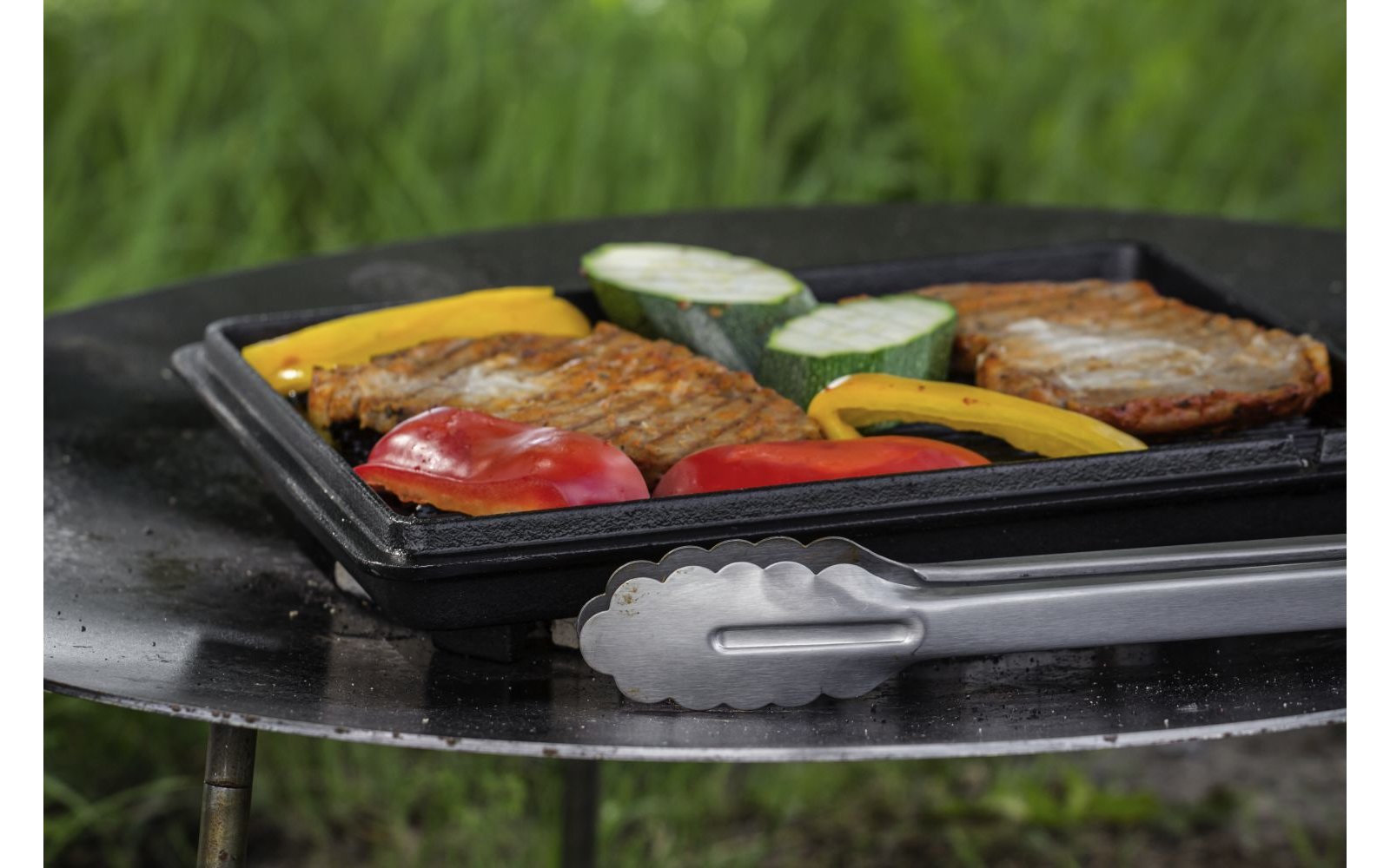 Petromax Grillzange und Kohlenzange groß 54 cm klein 41 cm