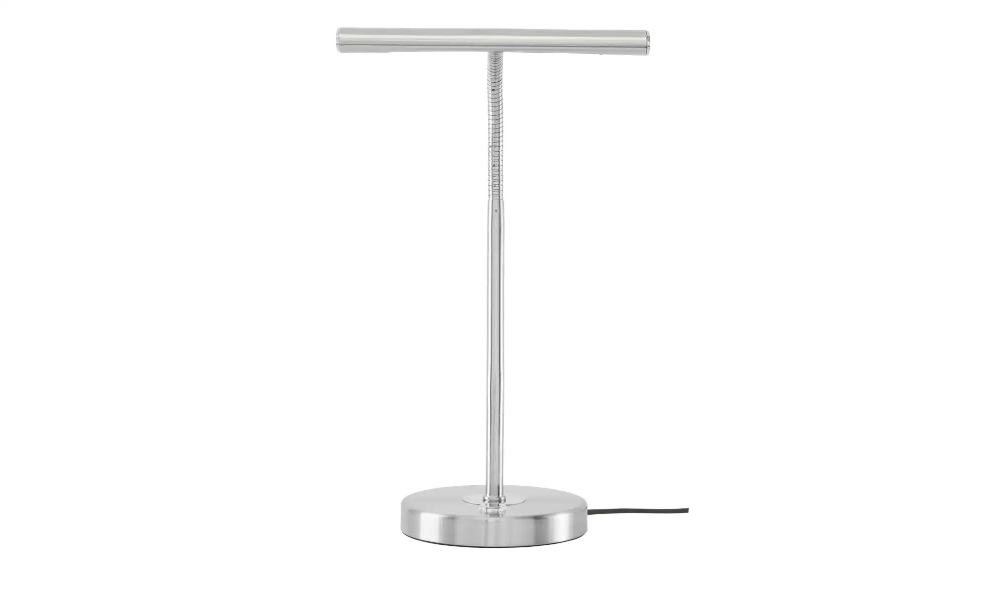 Trio Tischleuchte, 1-flammig, Nickel-matt mit Schwanenhals