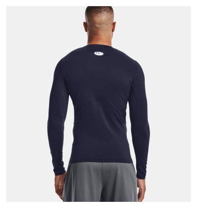 Maillot manches longues de compression Under Armour Heatgear Armour Bleu