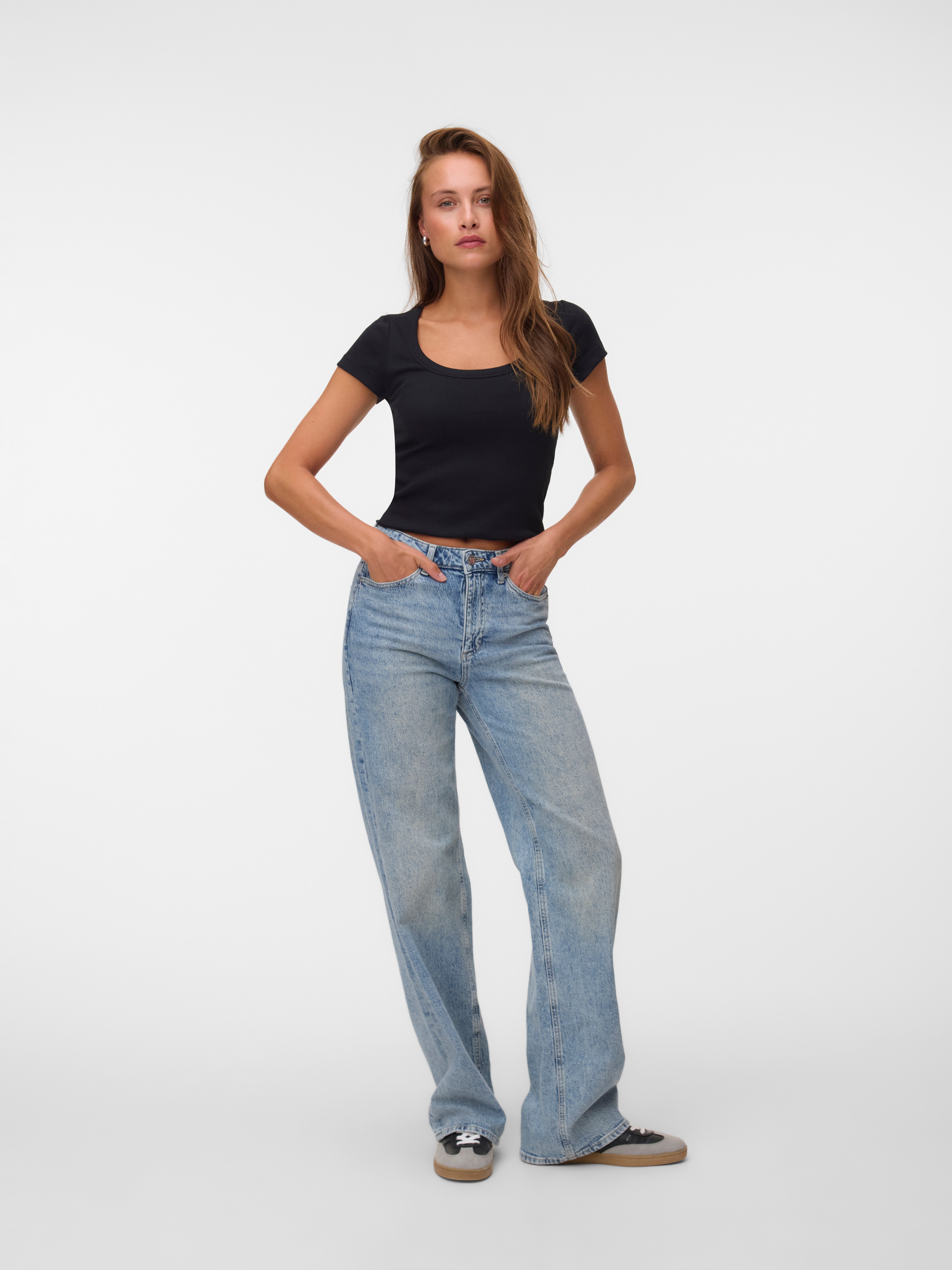 VMTESSA High rise Wide leg fit Jeans