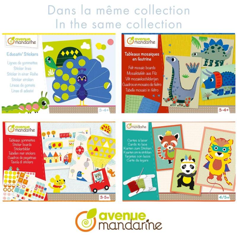 Boîte créative, Educativ' Stickers, Copiercoller - Vert