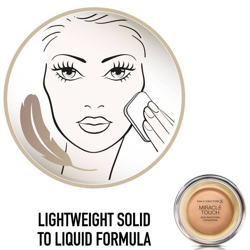 Max Factor Miracle Touch Liquid Illusion Foundation 11,5 gr. - Bronze 080