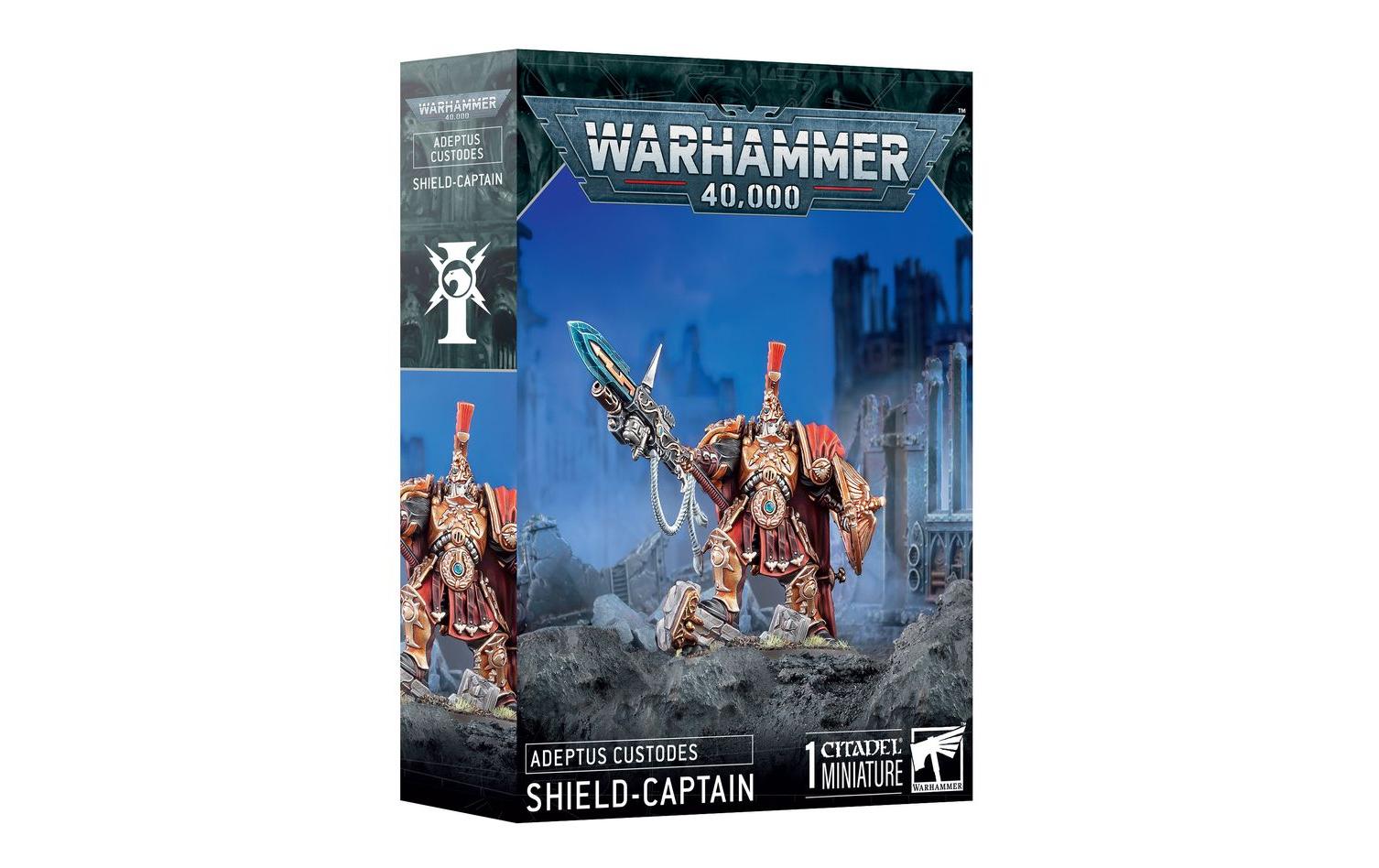 Warhammer 40.000 Shield CaptainWarhammer 40.000 Miniatur: Adeptus Custodes Schildkommandant