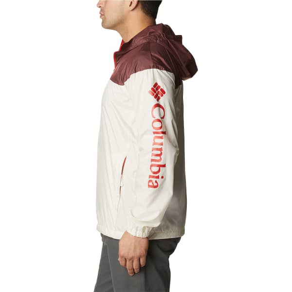 Veste randonnée COLUMBIA FLASH CHALLENGER™ NOVELTY WINDBREAKER CHALK/LIGHT RAISIN/SPICY LOGO