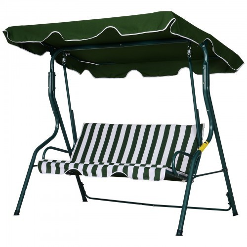 Cadeira de balanço para exterior Outsunny, verde