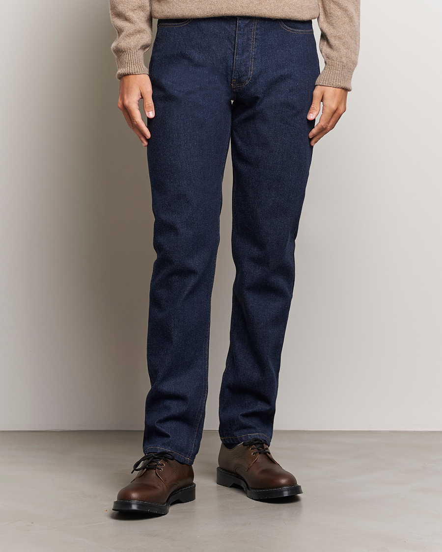 Sunspel Regular Fit Jeans Rinse Wash