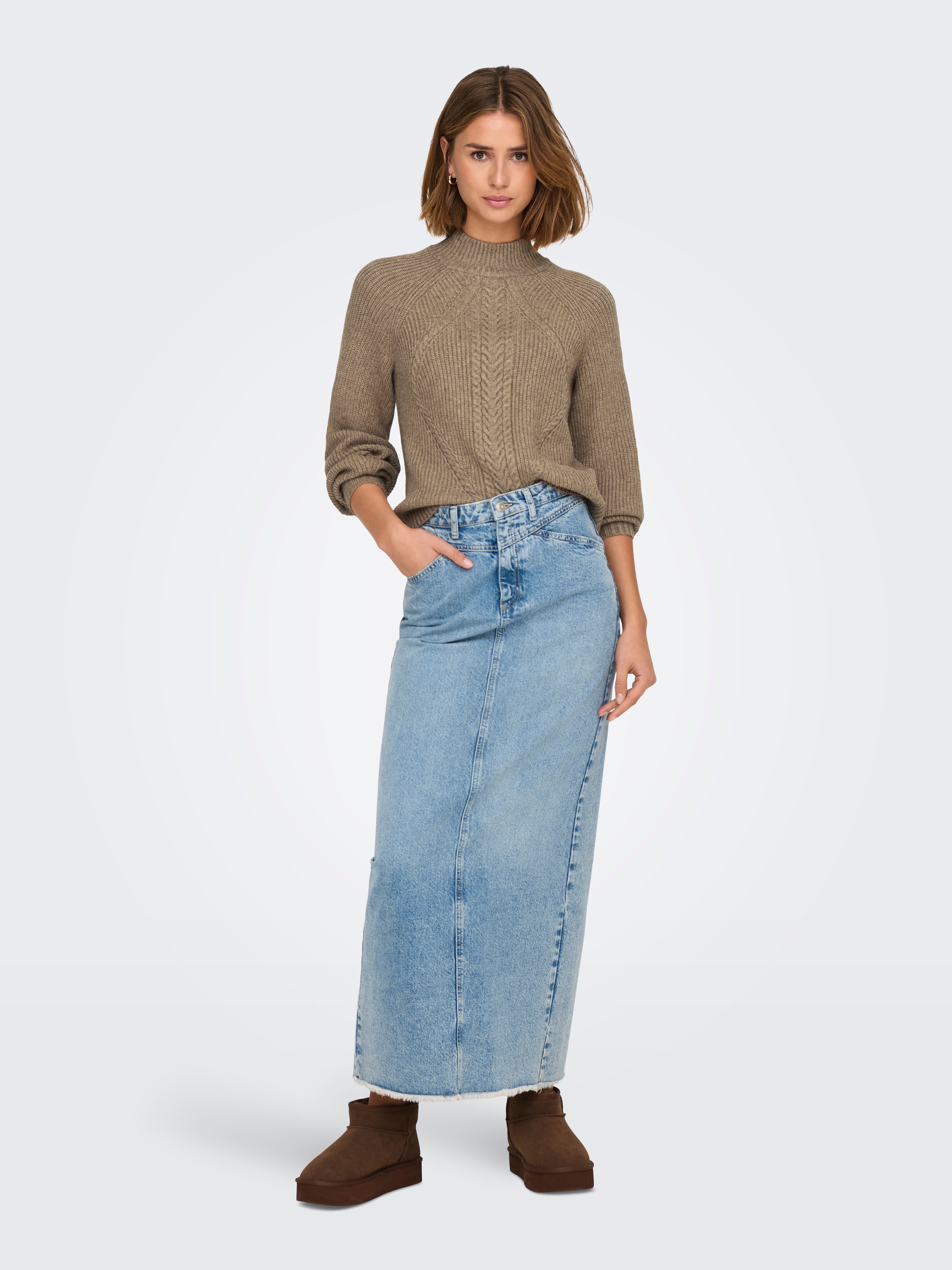 ONLKATIA Strickpullover Malt Ball