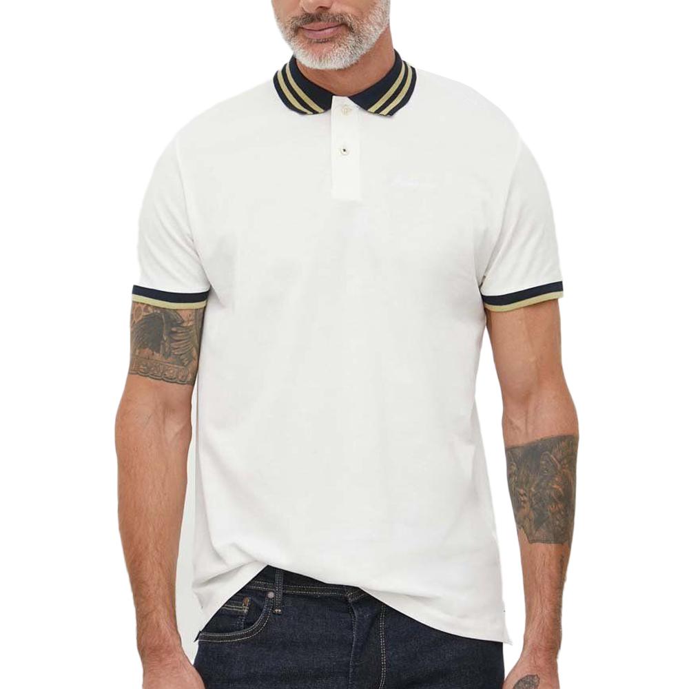 Pepe jeans Polo Blanc Homme Pepe jeans Larry