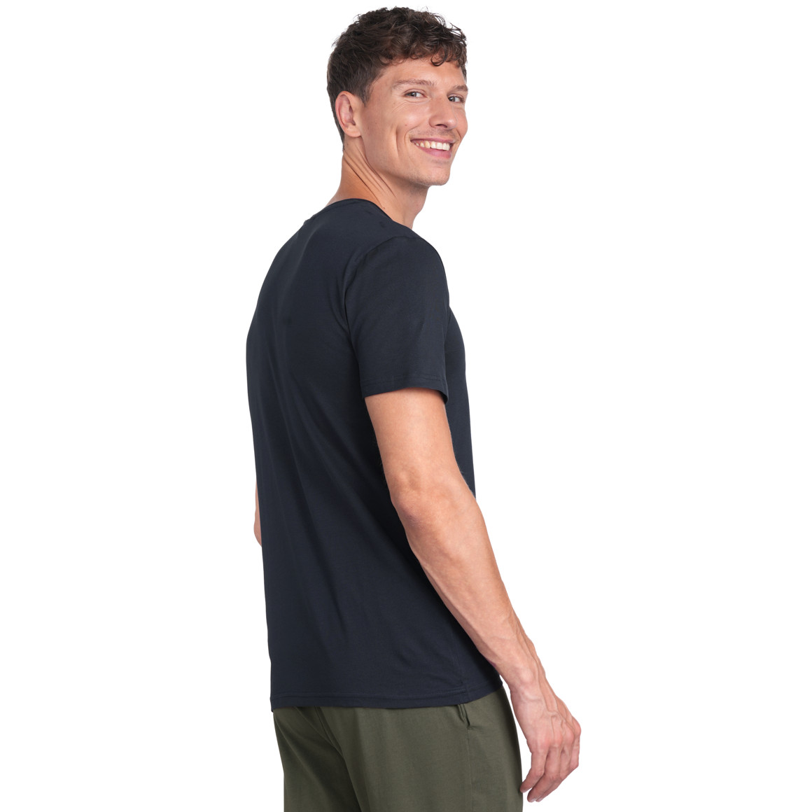 VanVaan 2 Herren T-Shirts mit V-Ausschnitt dunkelgrün / dunkelblau